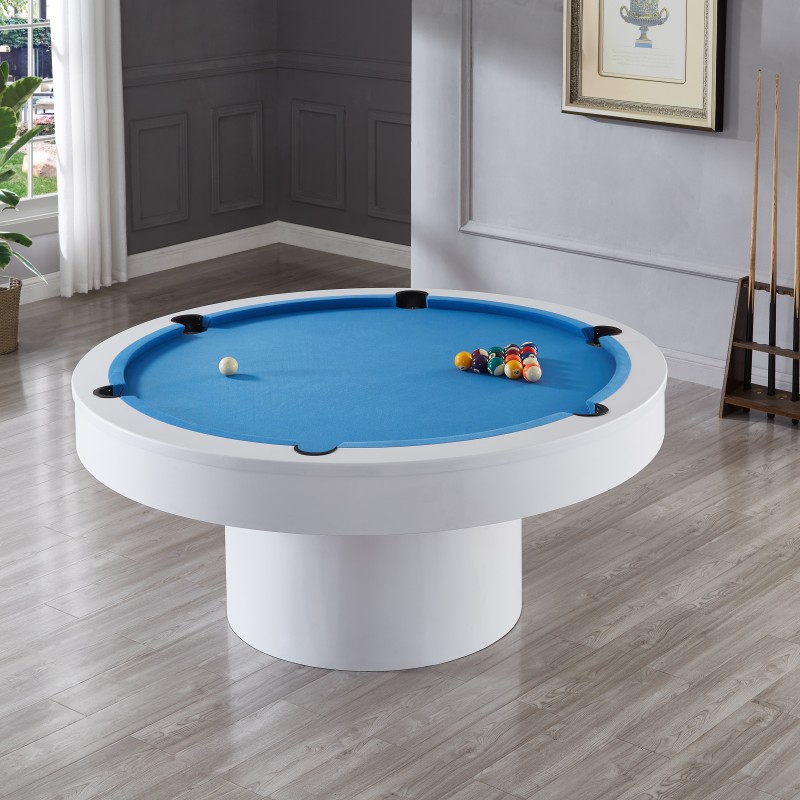 Three-in-one convertible pool dining table for villas and game rooms